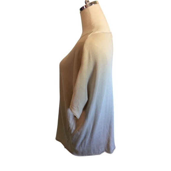 It Is Well Top Women's Size Small Off White Short Sleeve Round Neck Shirt - Picture 3 of 5